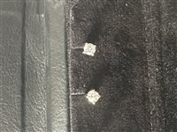 Orecchini Artigianale in Oro bianco Diamante OROR-54-253